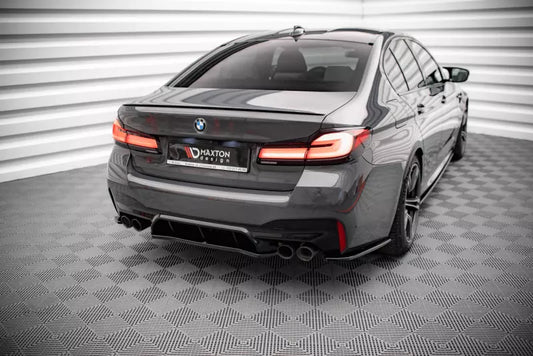 Maxton Design Heckdiffusor für BMW M5 F90 Hochglanz schwarz – Ansicht 1