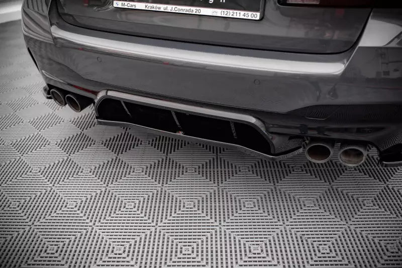 Maxton Design Heckdiffusor für BMW M5 F90 Hochglanz schwarz – Ansicht 2