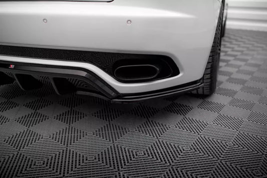 Maxton Design Diffusor Flaps V.2 für Maserati Granturismo 2007-2011 Hochglanz schwarz – Ansicht 1