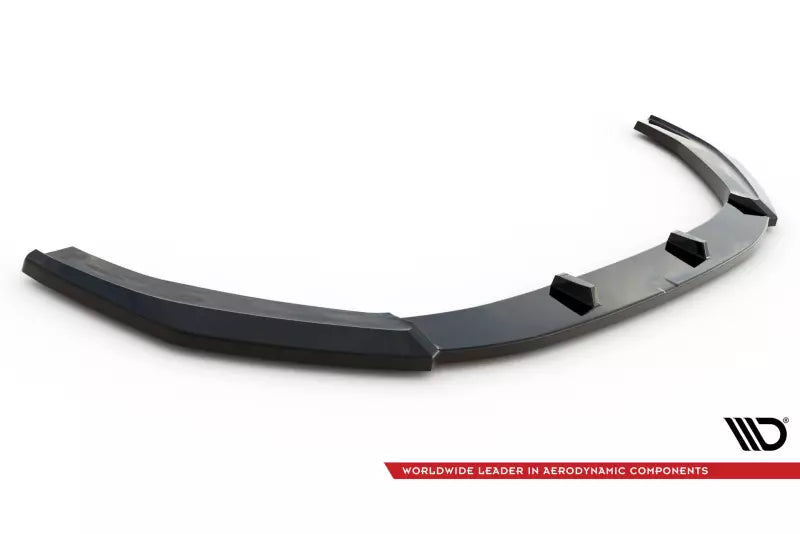 Maxton Design Frontlippe V.1 für Audi RS4 B9 Hochglanz schwarz – Ansicht 4