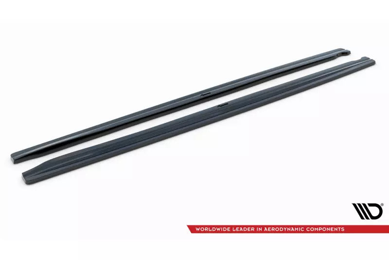 Maxton Design Seitenschweller (Paar) für Audi RS4 B9 Hochglanz schwarz – Ansicht 4