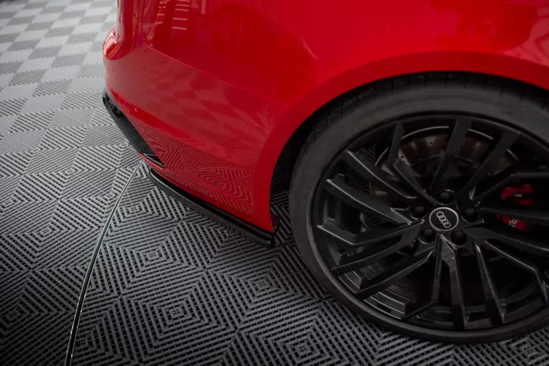 Maxton Design Diffusor Flaps für Audi RS4 B9 Avant Hochglanz schwarz – Ansicht 2