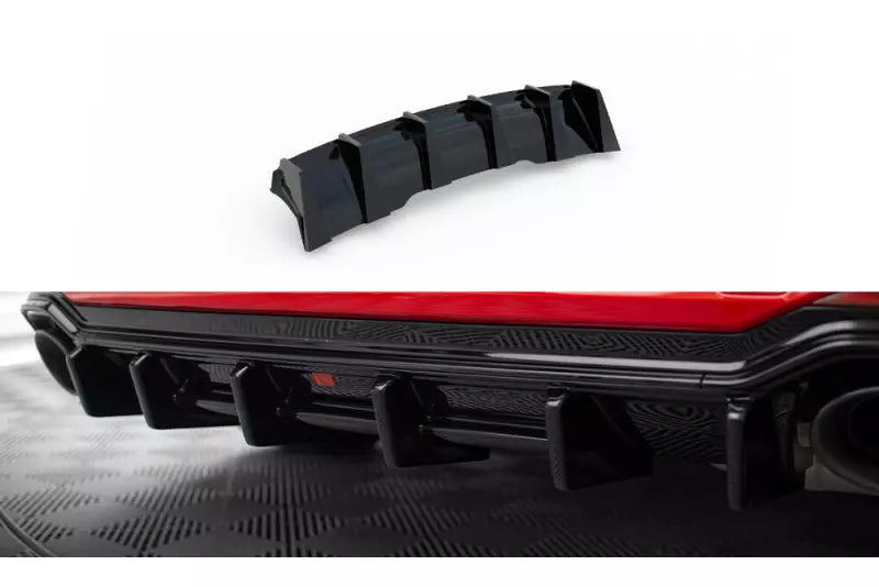 Maxton Design Heckdiffusor für Audi RS4 B9 Avant Hochglanz schwarz – Ansicht 2