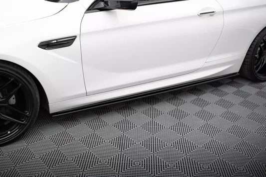 Maxton Design Seitenschweller (Paar) für BMW 6er F13 M Paket Hochglanz schwarz – Ansicht 1