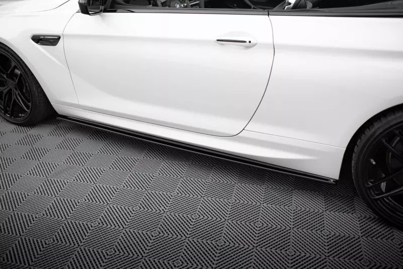 Maxton Design Seitenschweller (Paar) für BMW 6er F13 M Paket Hochglanz schwarz – Ansicht 2