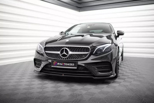 Maxton Design Frontlippe V.2 für Mercedes E-Klasse W213 Coupe AMG-Line Hochglanz schwarz – Ansicht 1