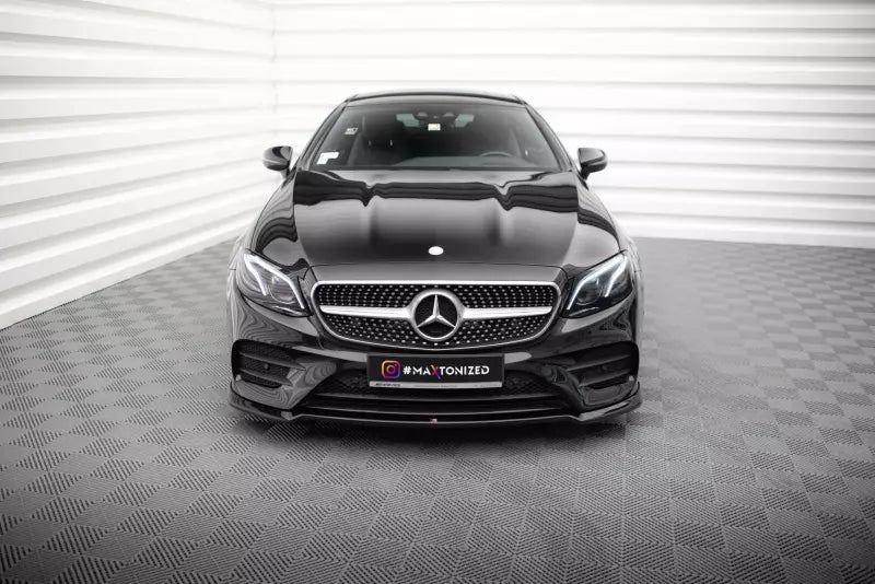 Maxton Design Frontlippe V.2 für Mercedes E-Klasse W213 Coupe AMG-Line Hochglanz schwarz – Ansicht 2