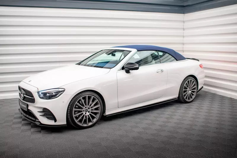 Maxton Design Seitenschweller (Paar) für Mercedes E-Klasse W213 Coupe AMG-Line Hochglanz schwarz – Ansicht 2