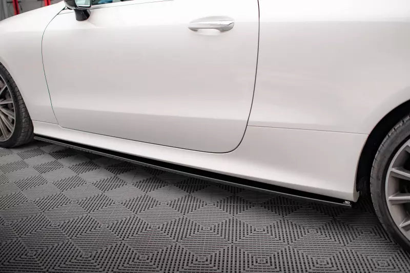 Maxton Design Seitenschweller (Paar) für Mercedes E-Klasse W213 Coupe AMG-Line Hochglanz schwarz – Ansicht 4