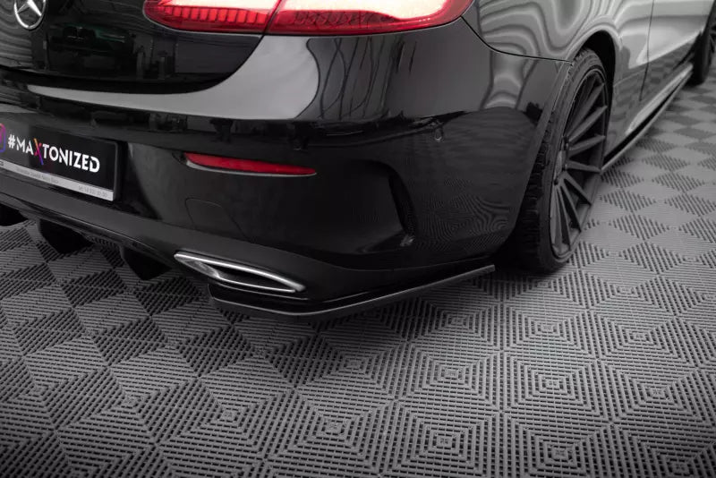 Maxton Design Diffusor Flaps für Mercedes E-Klasse W213 Coupe AMG-Line Hochglanz schwarz – Ansicht 1