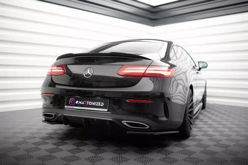 Maxton Design Heckdiffusor für Mercedes E-Klasse W213 Coupe AMG-Line Hochglanz schwarz – Ansicht 1