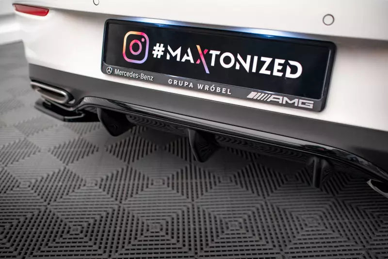 Maxton Design Heckdiffusor für Mercedes E-Klasse W213 Coupe AMG-Line Hochglanz schwarz – Ansicht 3