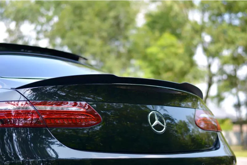 Maxton Design Heckspoiler Lippe für Mercedes E-Klasse W213 / C238 Coupe AMG-Line / 53 AMG Hochglanz schwarz – Ansicht 1