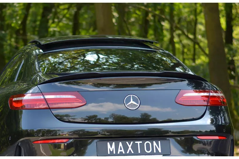 Maxton Design Heckspoiler Lippe für Mercedes E-Klasse W213 / C238 Coupe AMG-Line / 53 AMG Hochglanz schwarz – Ansicht 4