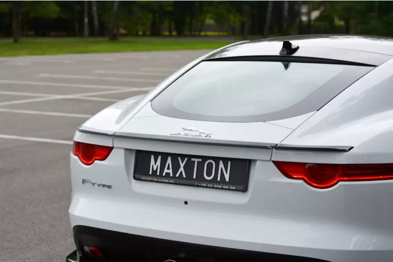 Maxton Design Heckspoiler Lippe für Jaguar F-Type Hochglanz schwarz – Ansicht 1