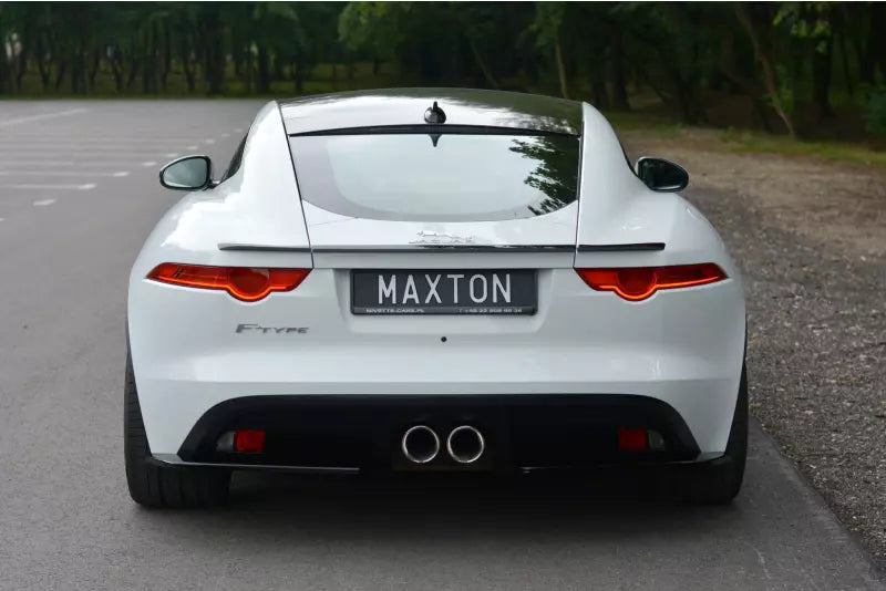 Maxton Design Heckspoiler Lippe für Jaguar F-Type Hochglanz schwarz – Ansicht 2