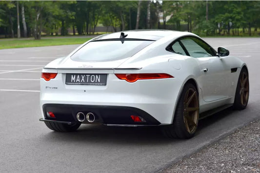 Maxton Design Diffusor Flaps für Jaguar F-Type Hochglanz schwarz – Ansicht 1