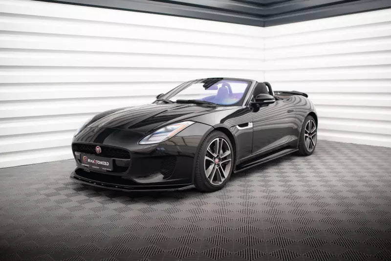 Maxton Design Seitenschweller (Paar) für Jaguar F-Type Hochglanz schwarz – Ansicht 2