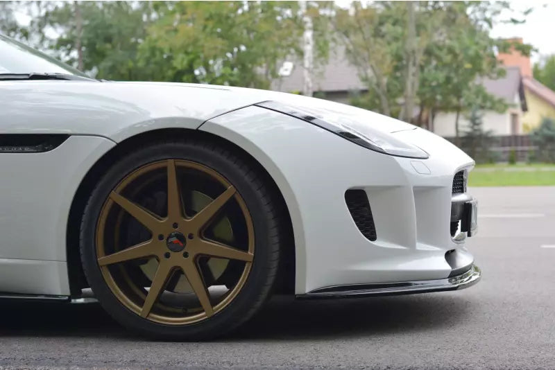 Maxton Design Frontlippe V.1 für Jaguar F-Type Hochglanz schwarz – Ansicht 4