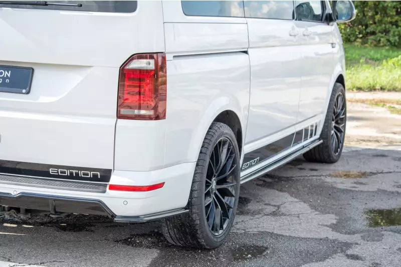 Maxton Design Seitenschweller (Paar) für VW T6 Hochglanz schwarz – Ansicht 4