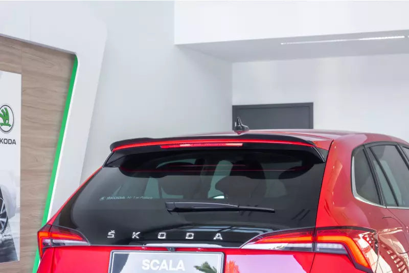 Maxton Design Heckspoiler Lippe für Skoda Scala Image Hochglanz schwarz – Ansicht 4