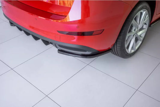 Maxton Design Diffusor Flaps für Skoda Scala Hochglanz schwarz – Ansicht 1