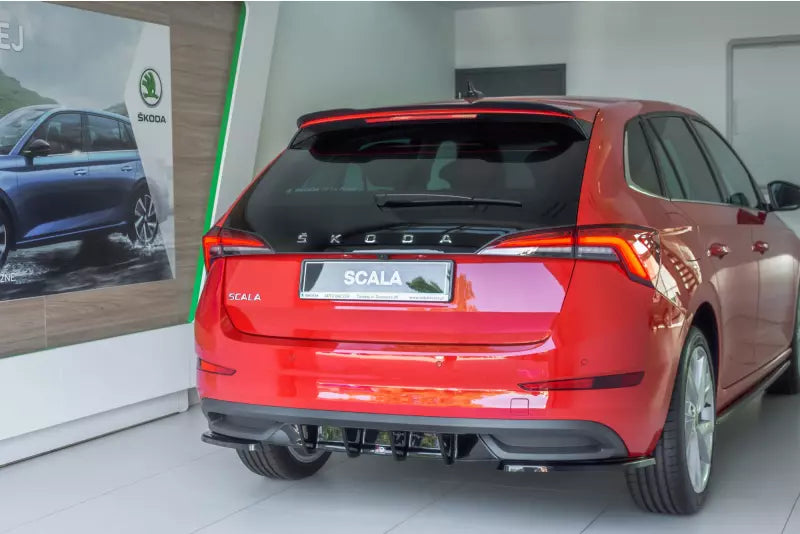 Maxton Design Diffusor Flaps für Skoda Scala Hochglanz schwarz – Ansicht 2