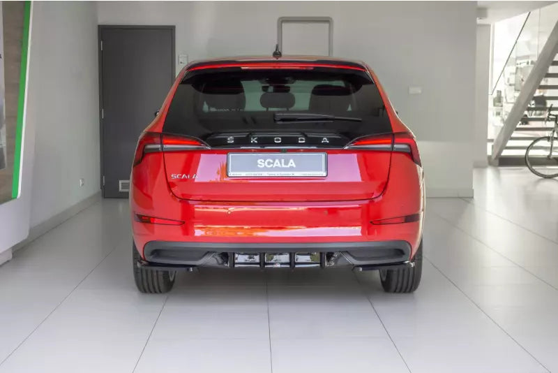 Maxton Design Diffusor Flaps für Skoda Scala Hochglanz schwarz – Ansicht 3