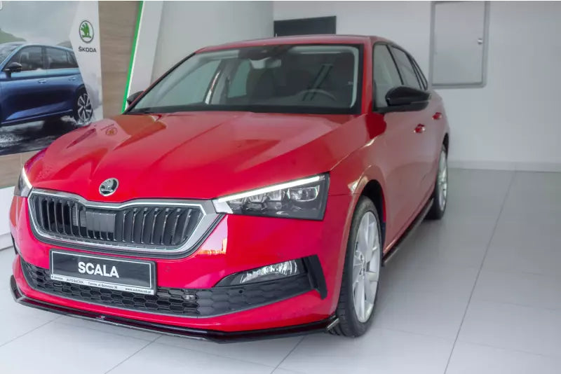 Maxton Design Seitenschweller (Paar) für Skoda Scala Hochglanz schwarz – Ansicht 2