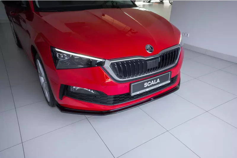 Maxton Design Frontlippe V.3 für Skoda Scala Hochglanz schwarz – Ansicht 3