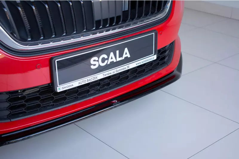 Maxton Design Frontlippe V.3 für Skoda Scala Hochglanz schwarz – Ansicht 4
