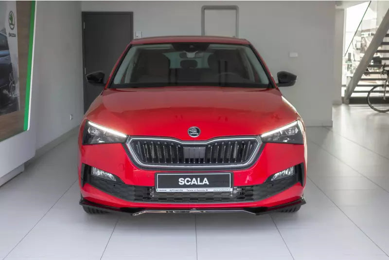 Maxton Design Frontlippe V.2 für Skoda Scala Hochglanz schwarz – Ansicht 2