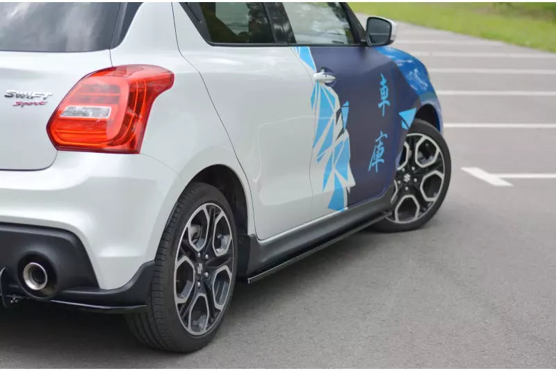 Maxton Design Seitenschweller (Paar) für Suzuki Swift 6 Sport Hochglanz schwarz – Ansicht 1