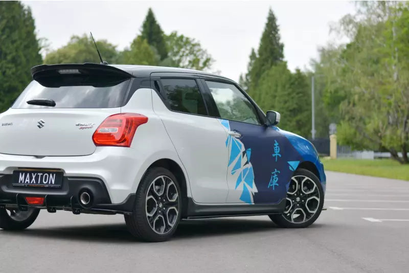 Maxton Design Seitenschweller (Paar) für Suzuki Swift 6 Sport Hochglanz schwarz – Ansicht 3
