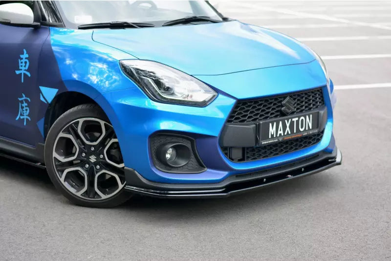 Maxton Design Frontlippe V.1 für Suzuki Swift 6 Sport Hochglanz schwarz – Ansicht 3