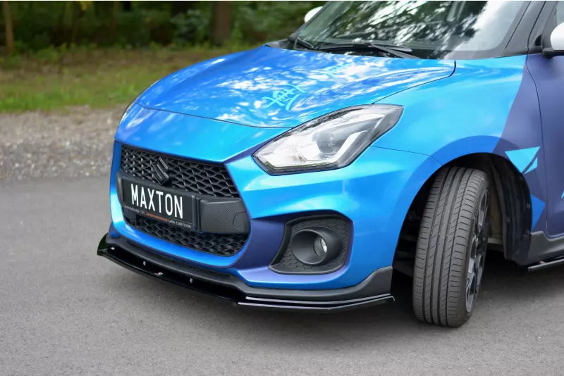 Maxton Design Frontlippe V.1 für Suzuki Swift 6 Sport Hochglanz schwarz – Ansicht 4
