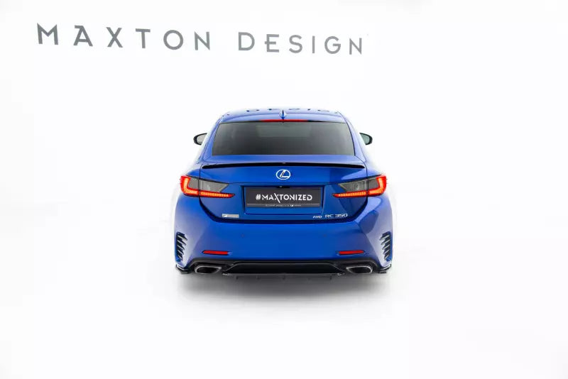 Maxton Design Heckdiffusor für im DTM Look Lexus RC Hochglanz schwarz – Ansicht 2