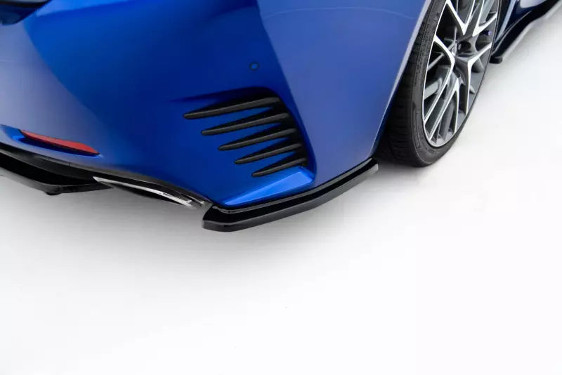 Maxton Design Diffusor Flaps für Lexus RC Hochglanz schwarz – Ansicht 1