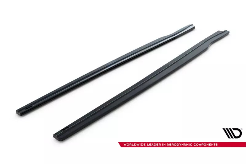 Maxton Design Seitenschweller (Paar) für Lexus RC Hochglanz schwarz – Ansicht 4