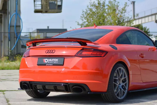 Maxton Design Heckspoiler Lippe für Audi TT RS 8S Hochglanz schwarz – Ansicht 1