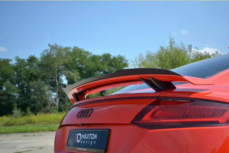 Maxton Design Heckspoiler Lippe für Audi TT RS 8S Hochglanz schwarz – Ansicht 2
