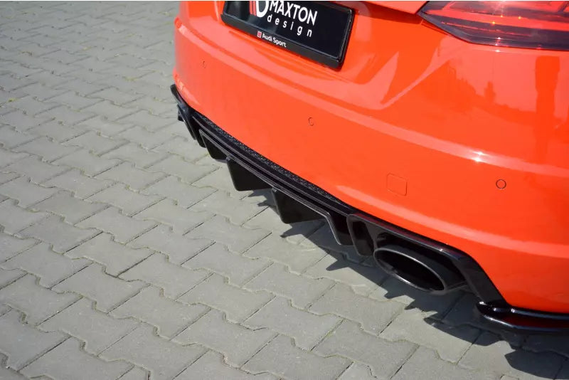 Maxton Design Heckdiffusor für Audi TT RS 8S Hochglanz schwarz – Ansicht 2