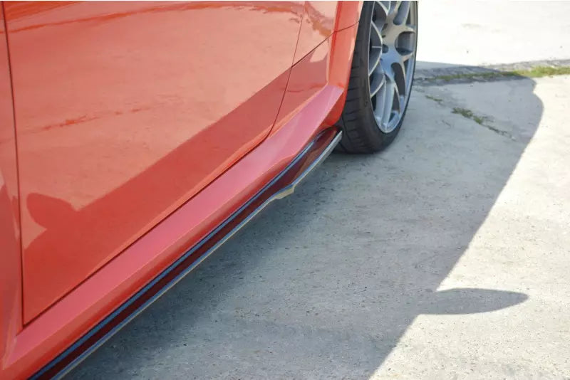 Maxton Design Seitenschweller (Paar) für Audi TT RS 8S Hochglanz schwarz – Ansicht 1