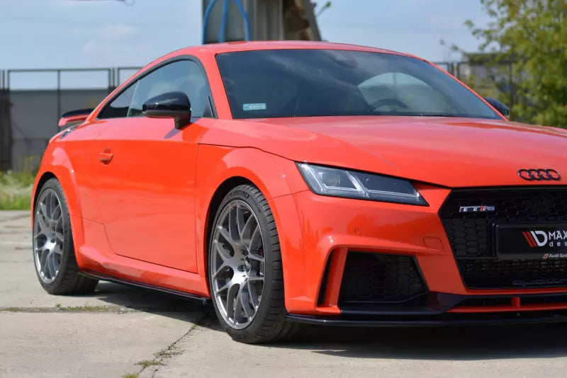 Maxton Design Seitenschweller (Paar) für Audi TT RS 8S Hochglanz schwarz – Ansicht 2