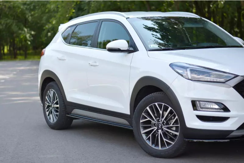 Maxton Design Seitenschweller (Paar) für Hyundai Tucson Mk3 Facelift Hochglanz schwarz – Ansicht 3