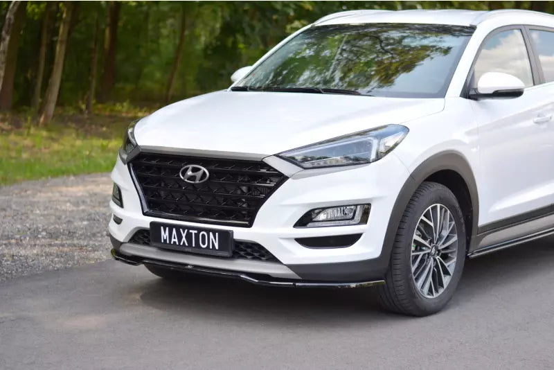 Maxton Design Frontlippe V.2 für Hyundai Tucson Mk3 Facelift Hochglanz schwarz – Ansicht 1