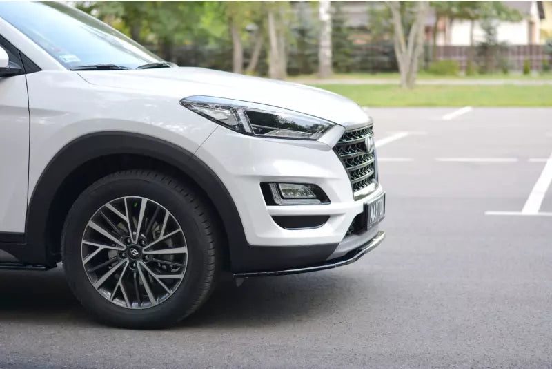 Maxton Design Frontlippe V.2 für Hyundai Tucson Mk3 Facelift Hochglanz schwarz – Ansicht 2