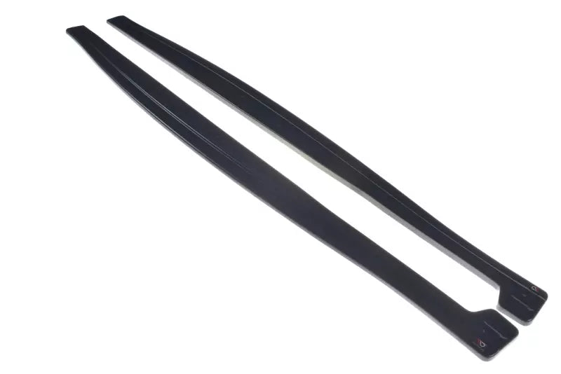 Maxton Design Seitenschweller (Paar) für Jaguar XF-R Hochglanz schwarz – Ansicht 3