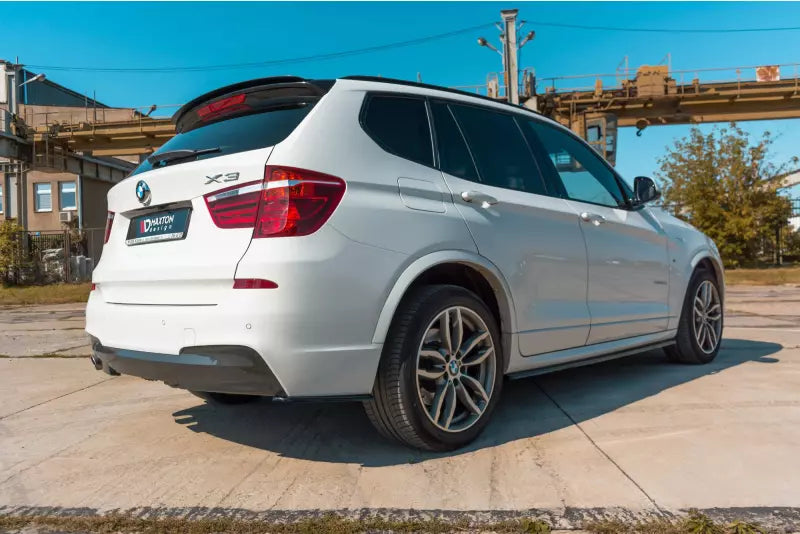 Maxton Design Heckspoiler Lippe V.1 für BMW X3 F25 M Paket Facelift Hochglanz schwarz – Ansicht 2