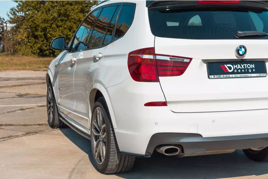 Maxton Design Diffusor Flaps für BMW X3 F25 M Paket Facelift Hochglanz schwarz – Ansicht 1